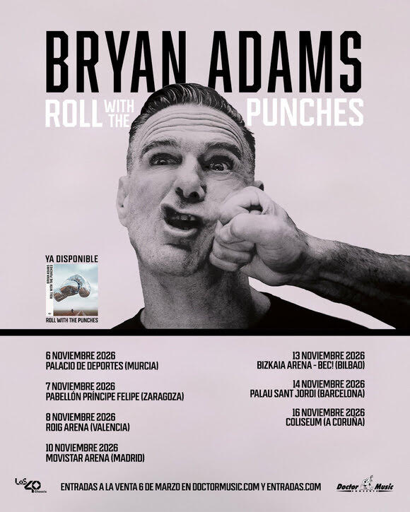 bryan-adams-vuelve-a-espana-con-su-roll-with-the-punches-tour-2026